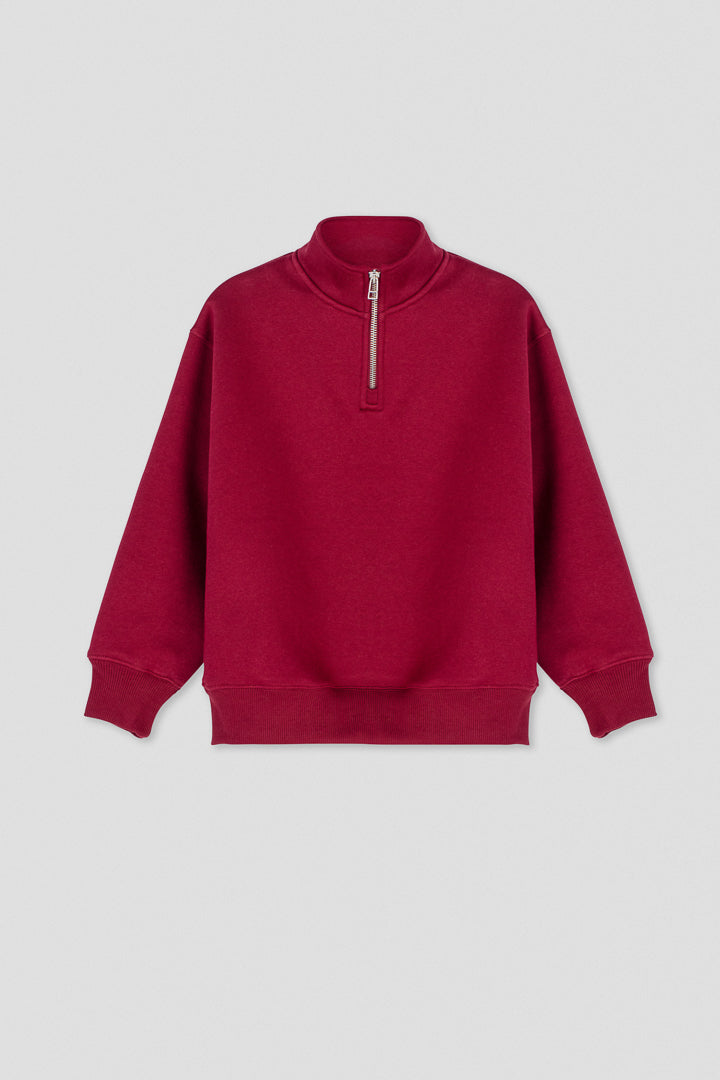 340/230 KID QUARTER-ZIPPER SWEATSHIRT